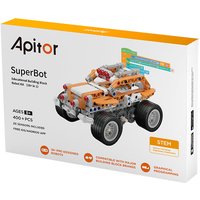 Foto von SuperBot 18-in-1 Roboter-Kit aus Klemmbausteinen - LEGO®-kompatibel orange/weiß