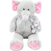 Foto von Sweety-Toys 10394 Kuscheltier Elefant Mama mit Baby grau