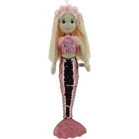 Foto von Sweety Toys 11889 Stoffpuppe Meerjungfrau Plüschtier Prinzessin 70 cm rosa