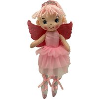Foto von Sweety-Toys 13272 Stoffpuppe Ballerina mit rosa Kleid und Krone
