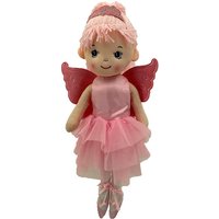 Foto von Sweety-Toys 13289 Stoffpuppe Ballerina mit rosa Kleid und Krone
