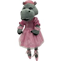 Foto von Sweety-Toys 13418 Stoffpuppe Ballerina Hippo Nilpferd mit Tütü & Krone
