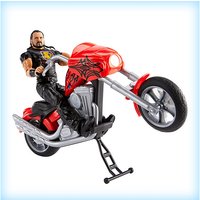 Foto von WWE Wrekkin’ Slam Cycle Motorrad mit Drew McIntyre Actionfigur