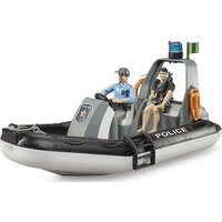 Foto von bworld Polizei Schlauchboot mit Licht und zwei Figuren bunt